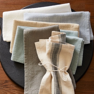 Organic Cotton Casual Napkins - Set of 4