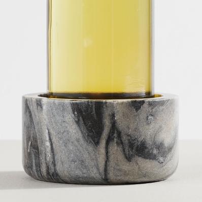 Black Marble Wine Bottle Coaster