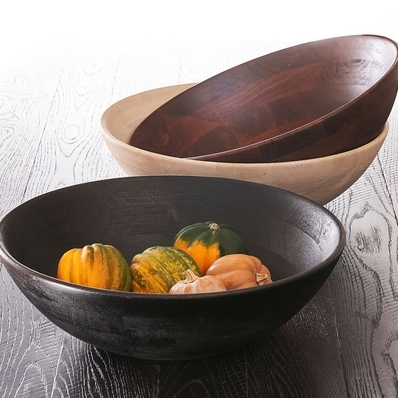 Chateau Acacia Wood Salad Bowls