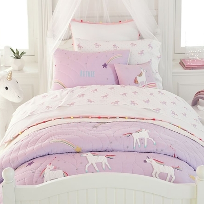 Unicorn Rainbow Organic Sheet Set & Pillowcases