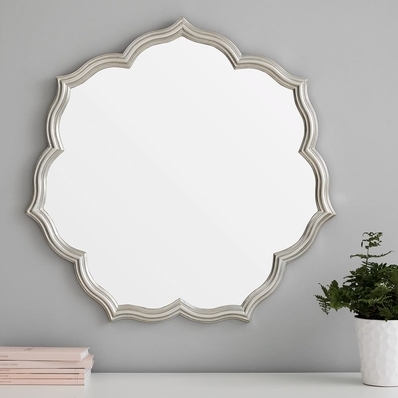 Silverleaf Petal Mirror