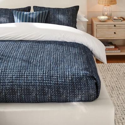 Arlo Cross Stitch Quilted Sham