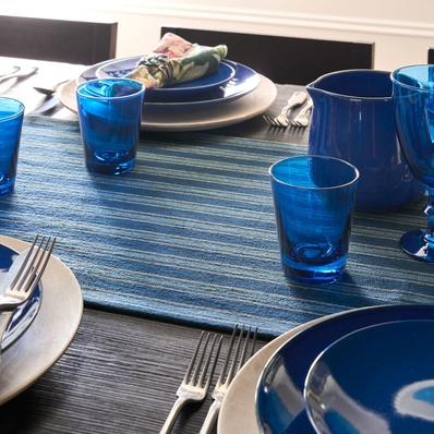 Vero Striped Cotton Table Runner