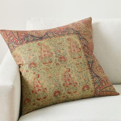 Auburn Paisley Printed Pillow