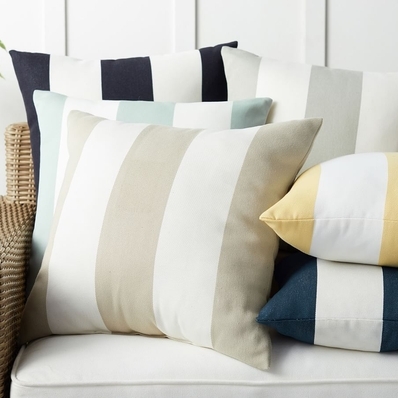 Classic Striped Indoor-Outdoor Pillows