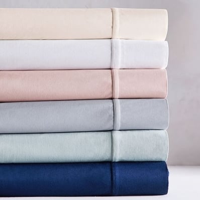 400-Thread-Count Organic Percale Sheet Set