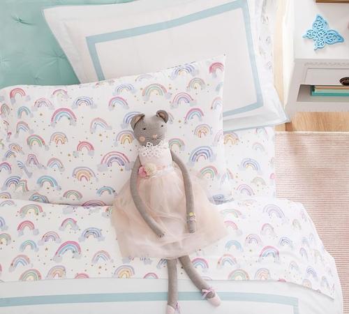 Rainbow Cloud Organic Sheet Set & Pillowcases