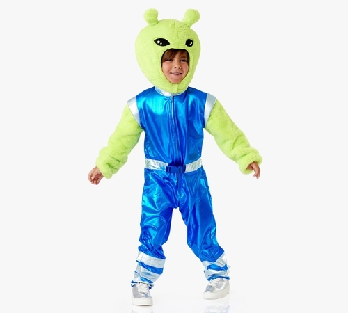 Green Alien Astronaut Light-Up Costume