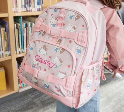 Mackenzie Hello Kitty® Hearts Glow-in-the-Dark Backpacks