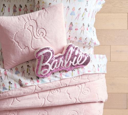 Barbie™ Logo Shaped Pillow