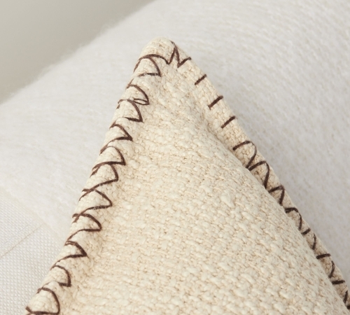 Bergen Stitched Flange Throw Pillow