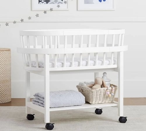 Pottery barn shop bassinet for sale