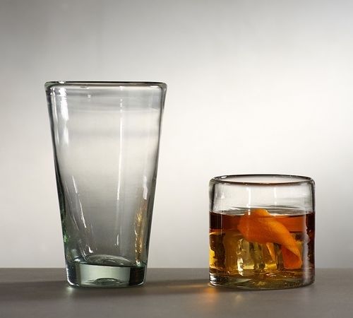 Santino Handcrafted Recycled Drinking Glasses