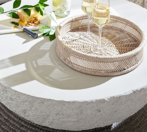 Eden Handwoven Rattan Trays