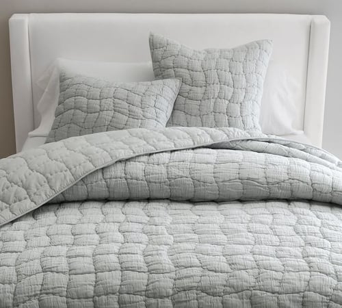 Cloud Linen Handcrafted Quilted Sham