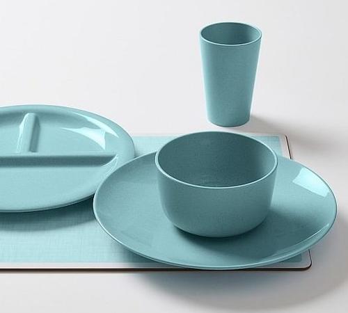 Aqua Parker Dinnerware Collection