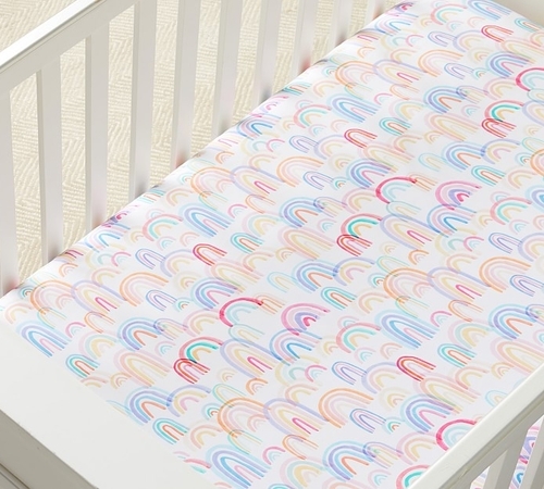 Pottery barn deals crib sheets