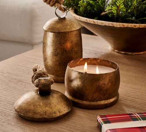 St. Judes Vintage Bell Candle - Winter Spruce 