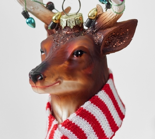 Mercury Buck with Scarf Ornament