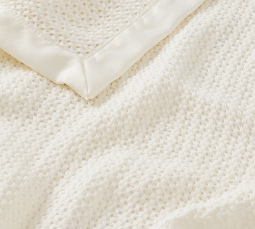 Organic Cotton Cellular Baby Blanket
