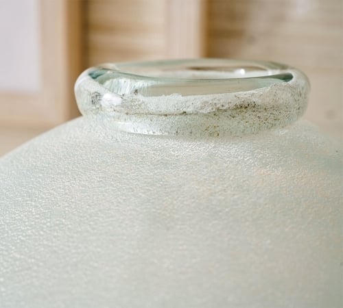 Frosted Glass Vase