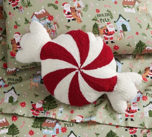 Peppermint Candy Pillow