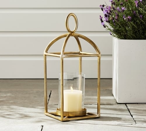 Fallon Outdoor Forged-Iron Lantern