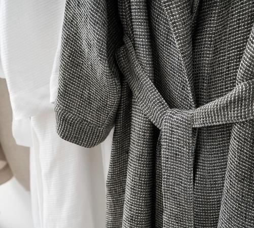 Belgian Linen Waffle Robe