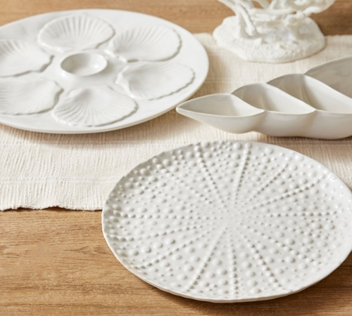 Sea Urchin Stoneware Platter