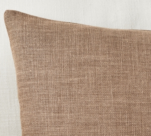 Belgian Linen Lumbar Throw Pillow