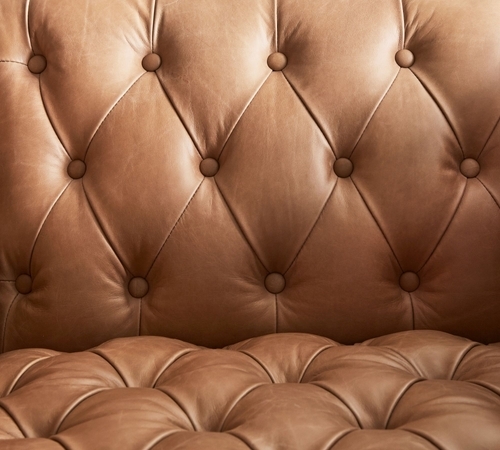 Edgewood Leather Sofa
