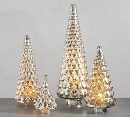 Mercury Glass Tree Cloches