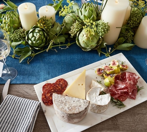 White Marble Rectangular Platter