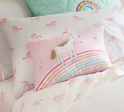 Unicorn Rainbow Organic Sheet Set & Pillowcases