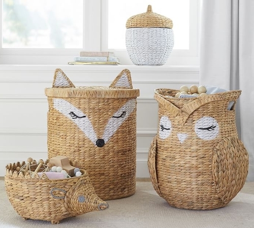 Shaped Critter Storage, Hedgehog Diaper Caddy