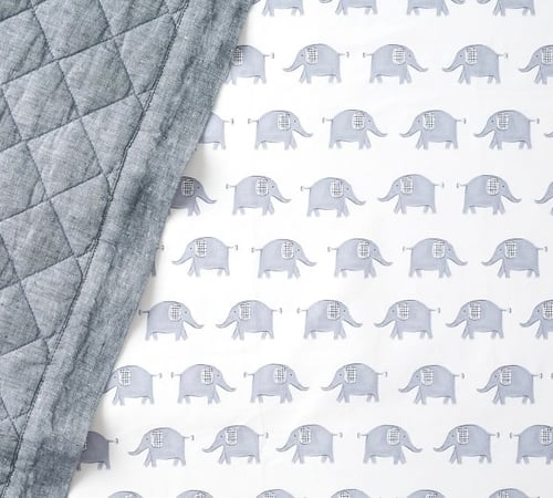 Taylor Organic Crib Fitted Sheet