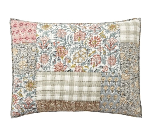 Hazel Patchwork Quilted Shams