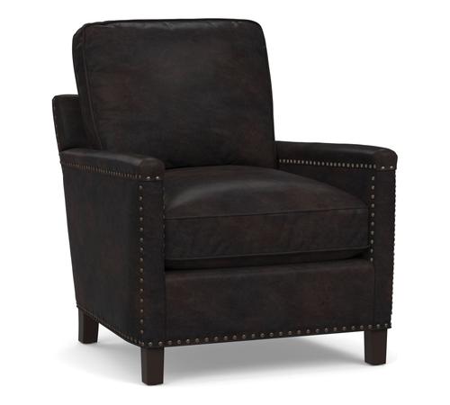 Tyler Square Arm Leather Chair