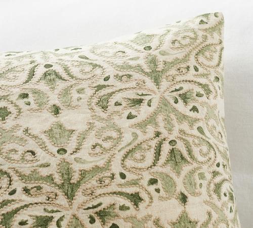 Reilley Linen Embroidered Pillow Covers