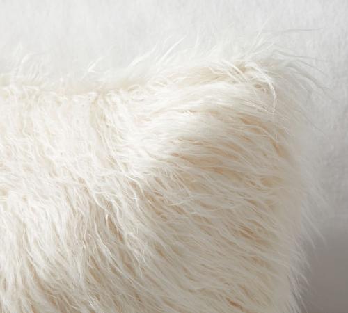 Mongolian Faux Fur Lumbar Pillow Covers
