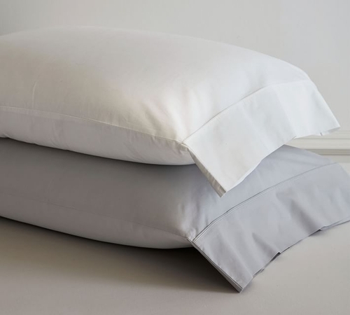 400-Thread-Count Organic Percale Pillowcases-Set of 2