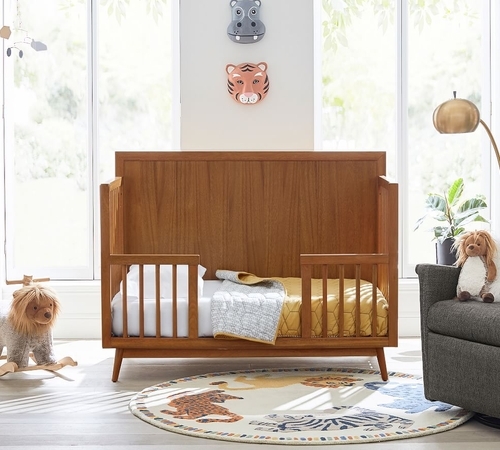 west elm x pbk Mid Century 4-in-1 Convertible Crib