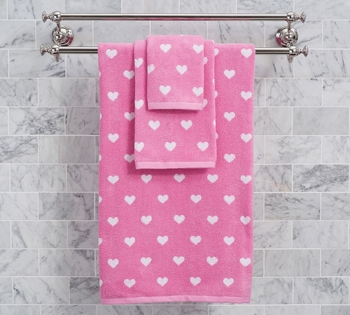 Heart Bath Towel Collection