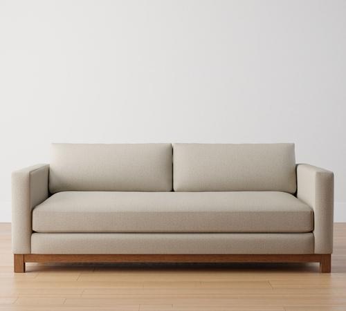 Jake Brindle Wood Base Sofa