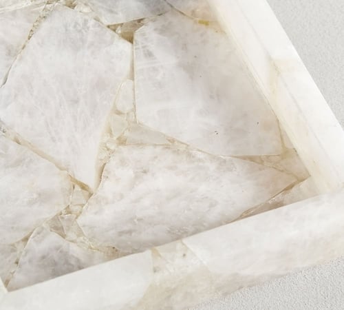 Quartz Stone Catchall, Square