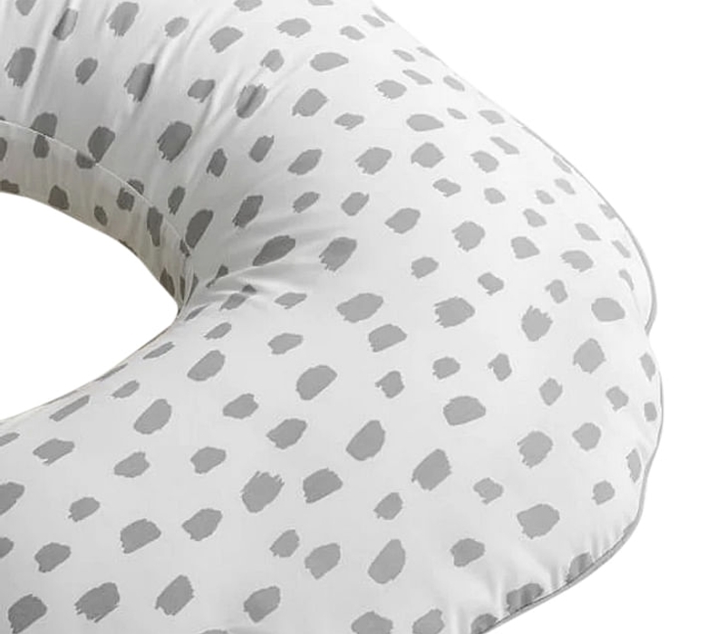 Gray Brush Stroke Boppy Nursing & Infant Support Pillow Cover Only