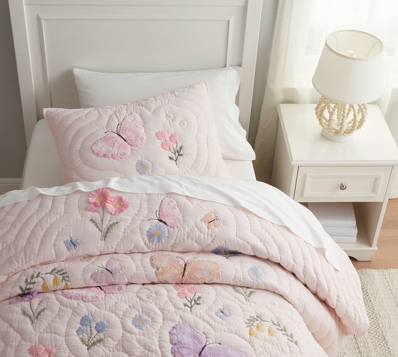 Pottery barn butterfly store bedding