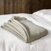 Cotton/Linen Basketweave Blanket