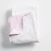 Dot & Stripe Recycled Chamois Baby Blanket