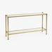 Everson Glass Console Table